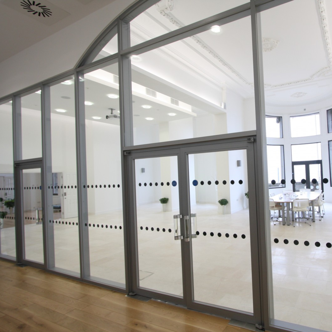 Glazed fire door